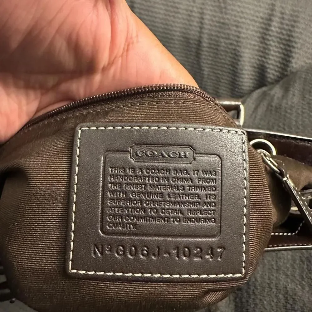 Coach Women's Brown and Tan Bag